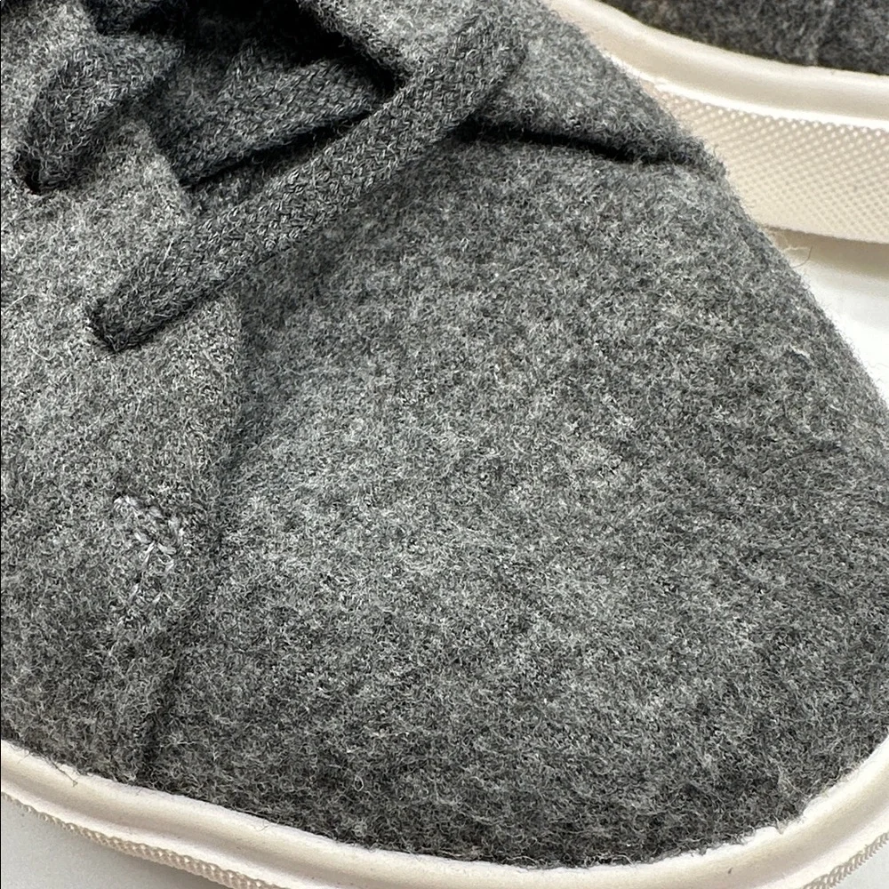 CLARKS Un Maui Shoes Lace Sneakers Women Size 6 Gray Contoured Comfort Wool